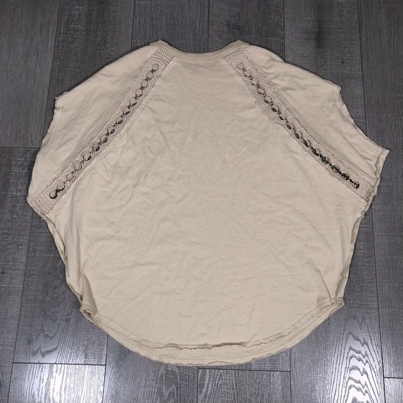 Free People Women’s Oversize Round Hem Top Size M - Picture 2 of 8